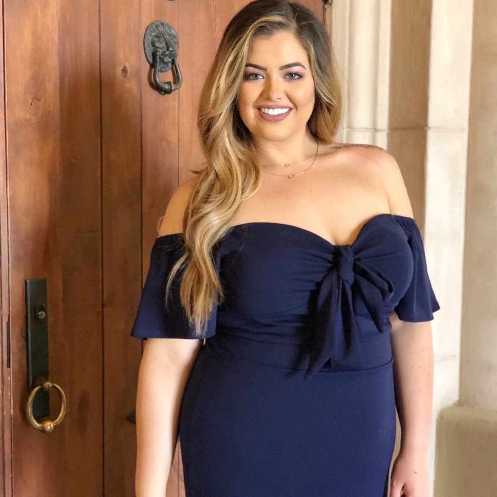 Blue dress